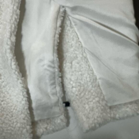 J.Jill Elements Faux Fur Long Vest Women’s Size XL in winter White – EUC - Picture 6 of 7